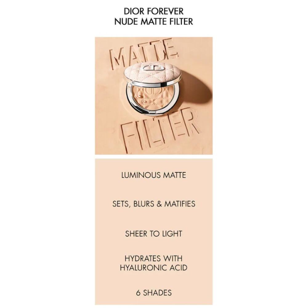 DIOR  Forever Nude Matte Powder | Fair - Picture 3 of 7